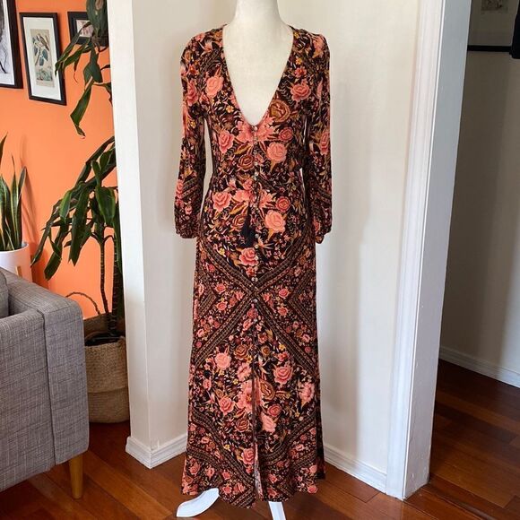 Spell BabushkaâPrintedâMaxiâGownâSizeâXS - Picture 4 of 16